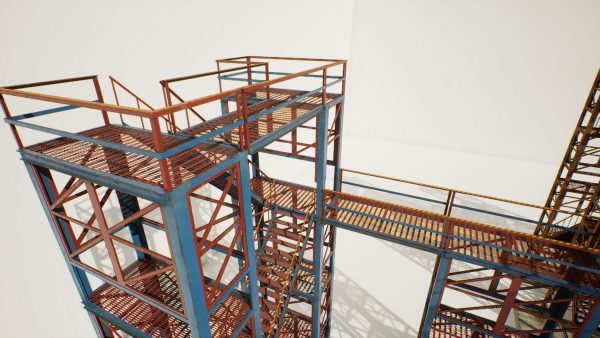 Industrial stairs modular