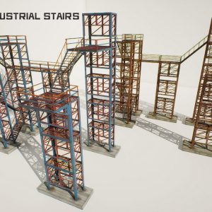 Industrial stairs modular