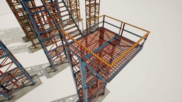 Industrial stairs modular