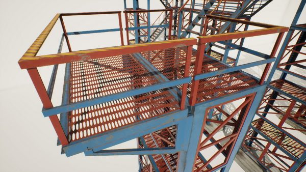Industrial stairs modular