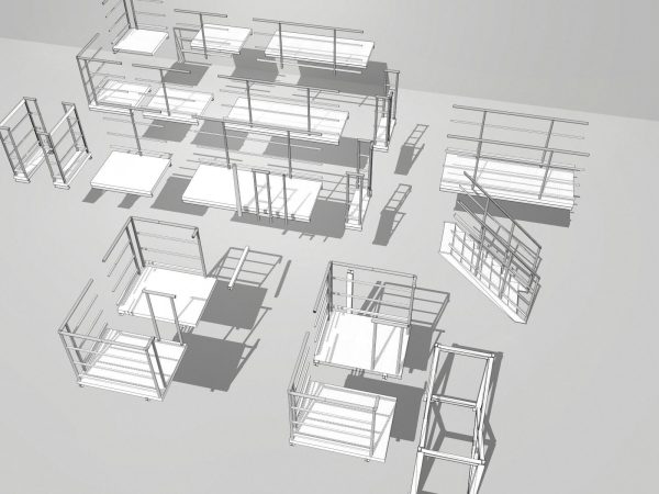 Industrial Stairs Modular