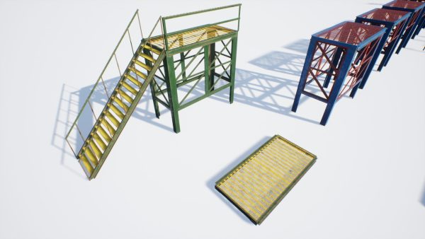 Industrial stairs modular