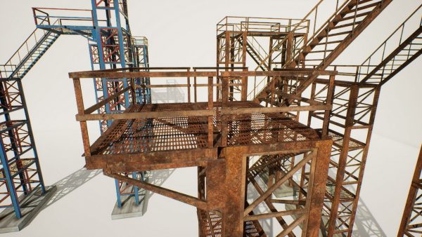 Industrial stairs modular