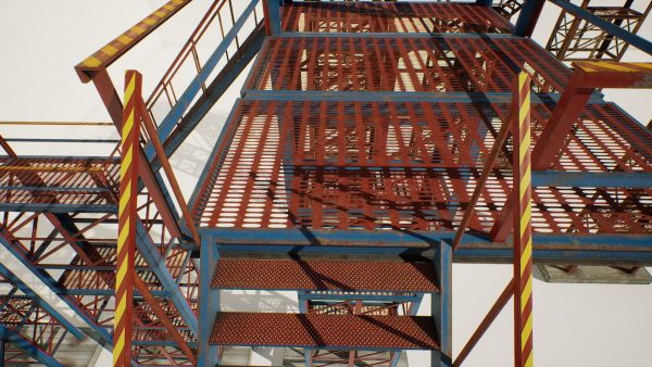 Industrial stairs modular