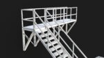 Industrial Stairs Modular PBR 01
