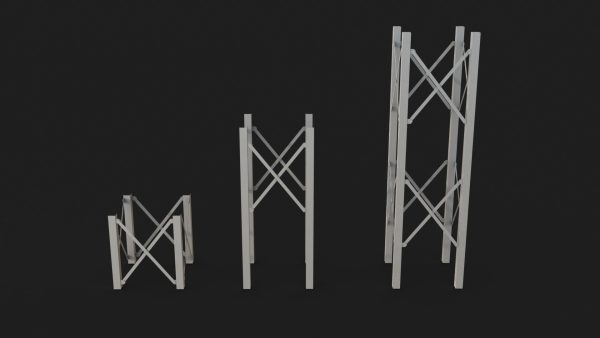 Industrial Stairs Modular PBR 01