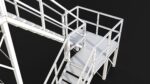 Industrial Stairs Modular PBR 01