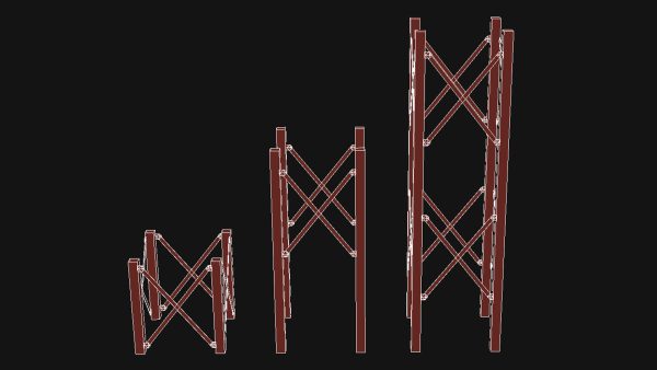 Industrial Stairs Modular PBR 01