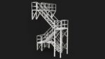 Industrial Stairs Modular PBR 01