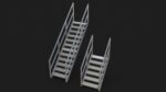 Industrial Stairs Modular PBR 01