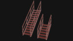 Industrial Stairs Modular PBR 01