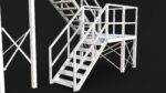 Industrial Stairs Modular PBR 01