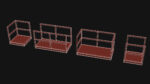 Industrial Stairs Modular PBR 01