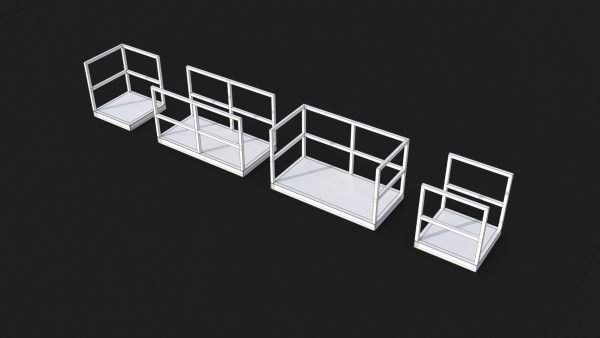 Industrial Stairs Modular PBR 01