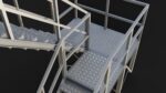 Industrial Stairs Modular PBR 01