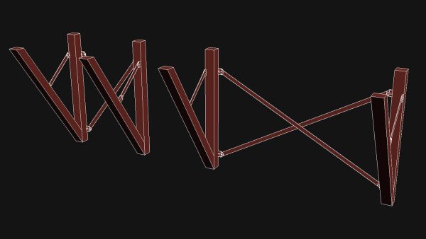 Industrial Stairs Modular PBR 01