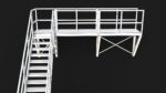 Industrial Stairs Modular PBR 01