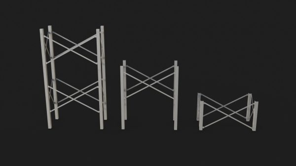 Industrial Stairs Modular PBR 01