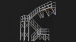 Industrial Stairs Modular PBR 01