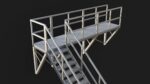 Industrial Stairs Modular PBR 01