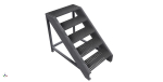 Industrial steel ladder