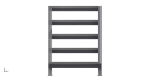 Industrial steel ladder