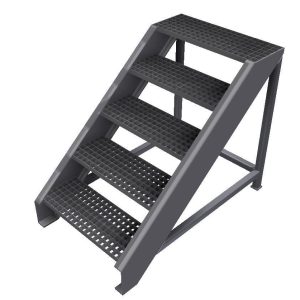 Industrial steel ladder