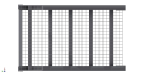 Industrial steel ladder