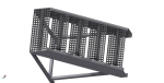Industrial steel ladder