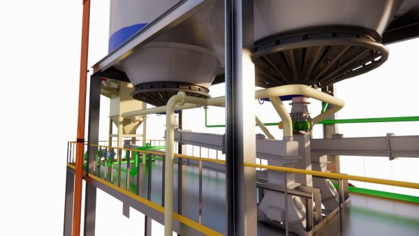 industrial tank factory industry storage equipment 3d model