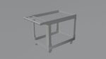 Industrial Utility Cart with 4k Textures