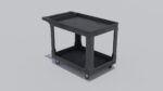 Industrial Utility Cart with 4k Textures