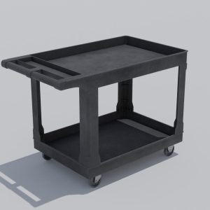 Industrial Utility Cart with 4k Textures