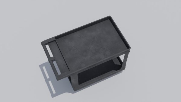 Industrial Utility Cart with 4k Textures
