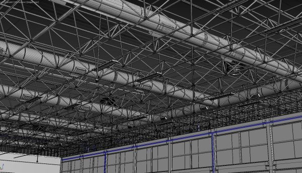 Industrial Warehouse high Poly