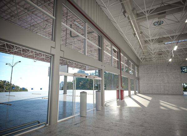 Industrial Warehouse high Poly