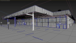 Industrial Warehouse high Poly