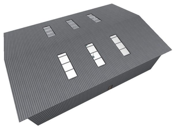 Industrial Warehouse Low Poly
