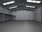 Industrial Warehouse Low Poly