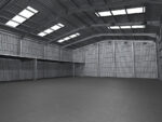 Industrial Warehouse Low Poly