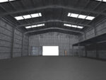 Industrial Warehouse Low Poly