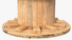 Industrial Wooden Cable Drum