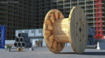 Industrial Wooden Cable Drum