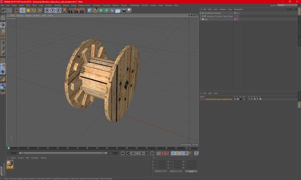 Industrial Wooden Cable Drum