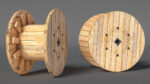 Industrial Wooden Cable Drum