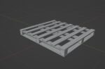 Industrial wooden pallet