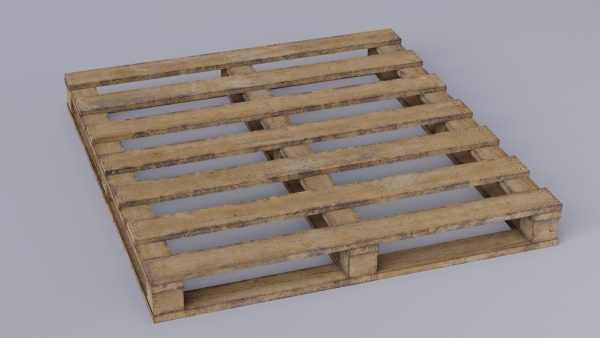 Industrial wooden pallet