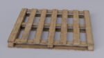 Industrial wooden pallet