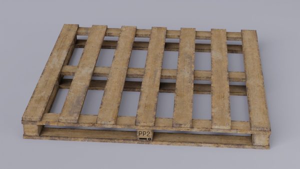 Industrial wooden pallet