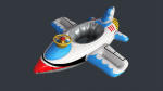 Inflatable Aircraft Swimming Ring 2 PBR Game Ready